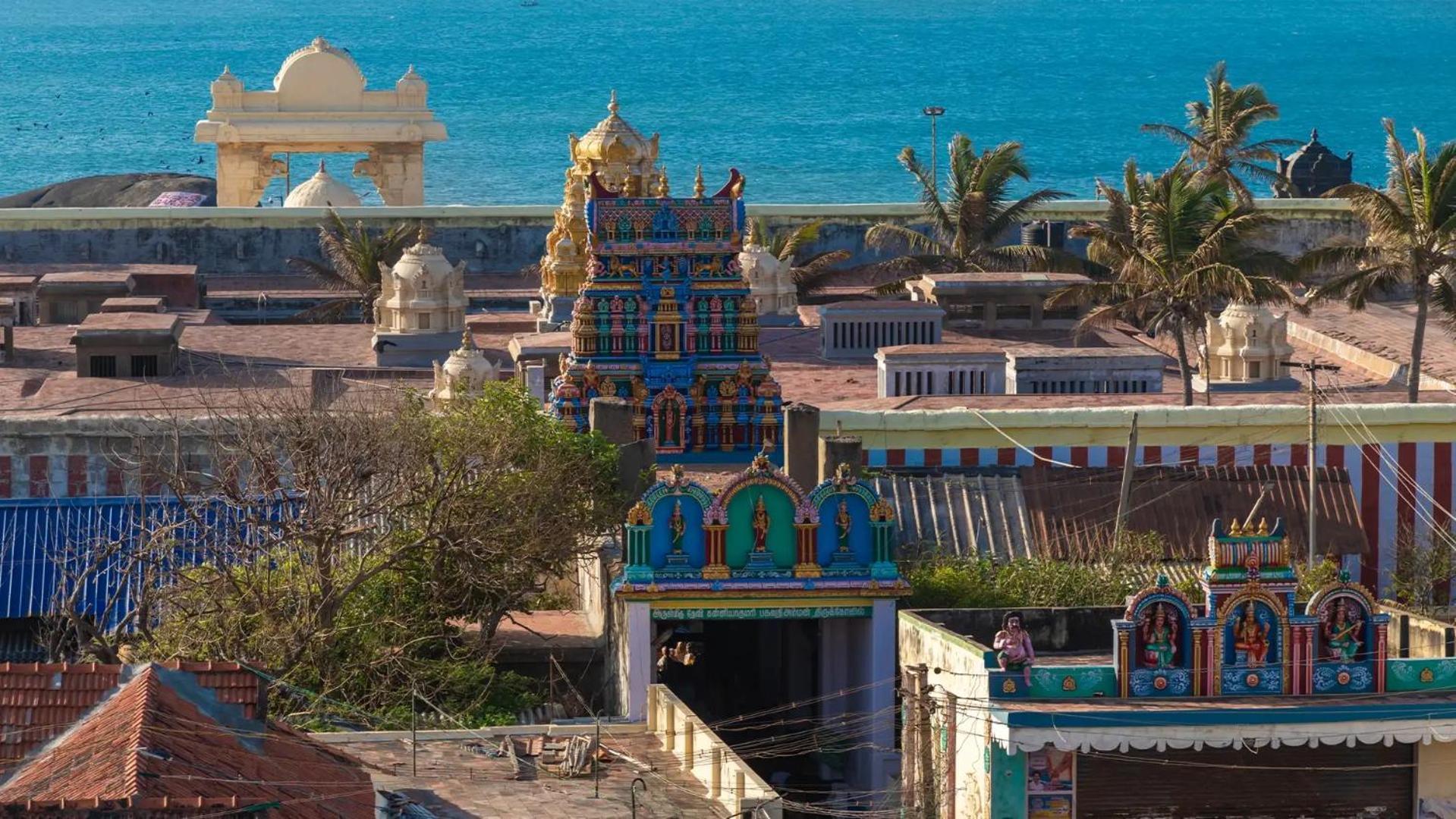 Vila Tamizh Nest - தமிழ்க்குடில் Kanjákumárí Exteriér fotografie